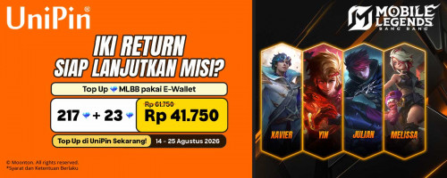 Siap Gacha IKI Return Draw? Top Up Diamond MLBB Hemat Hingga Rp20.000!
